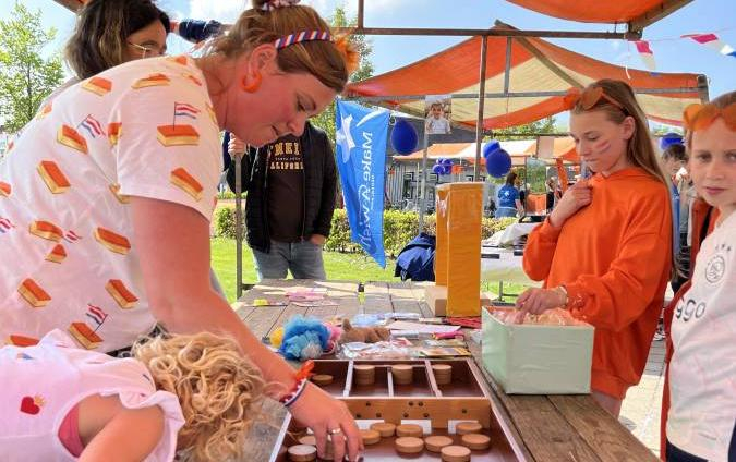 Bazaar/Rommelmarkt tijdens Koningsdag