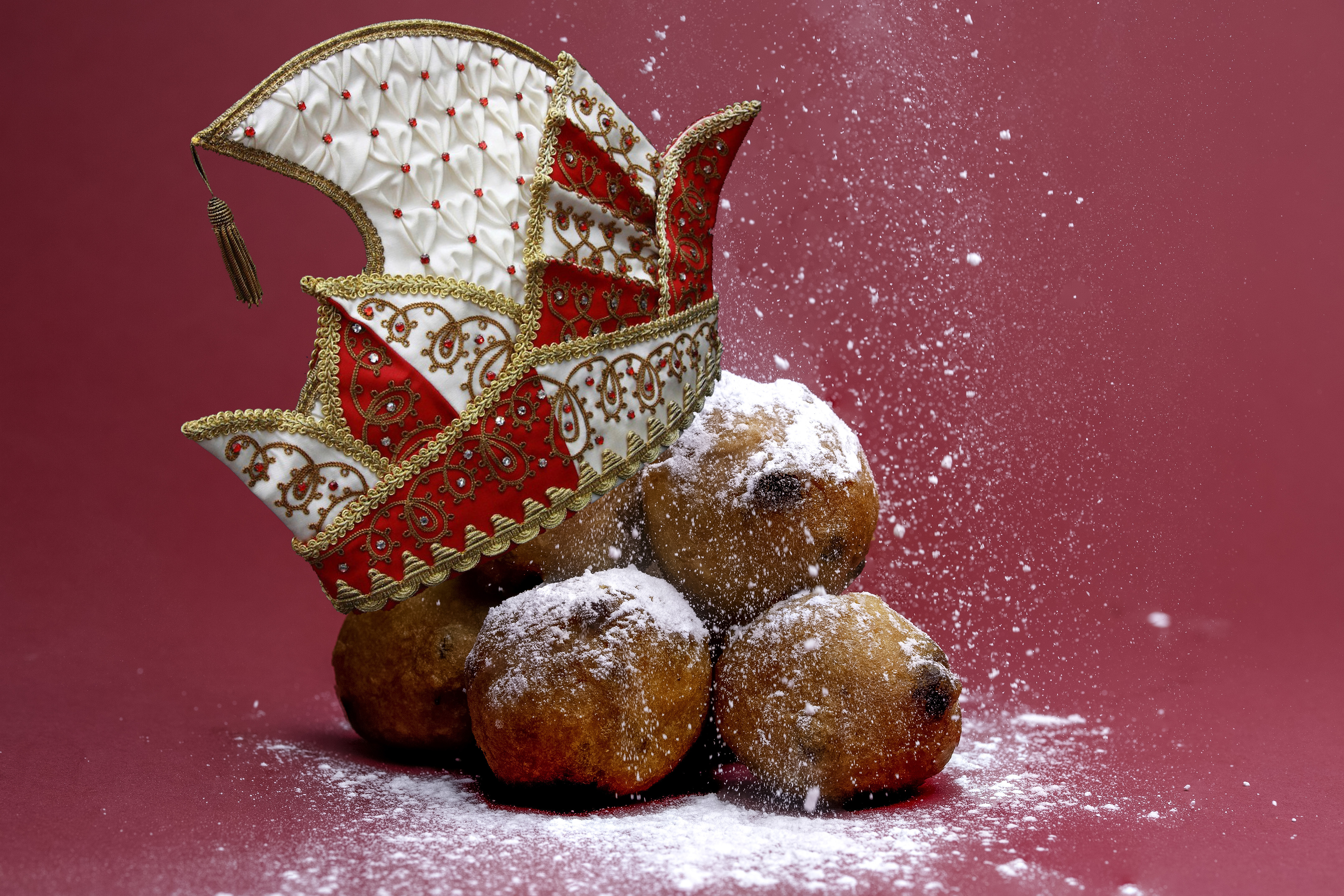 Kakelverse oliebollen op carnavalszaterdag