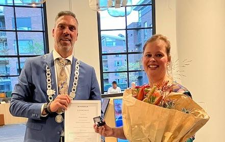 Erepenning voor Silvana Vermunt