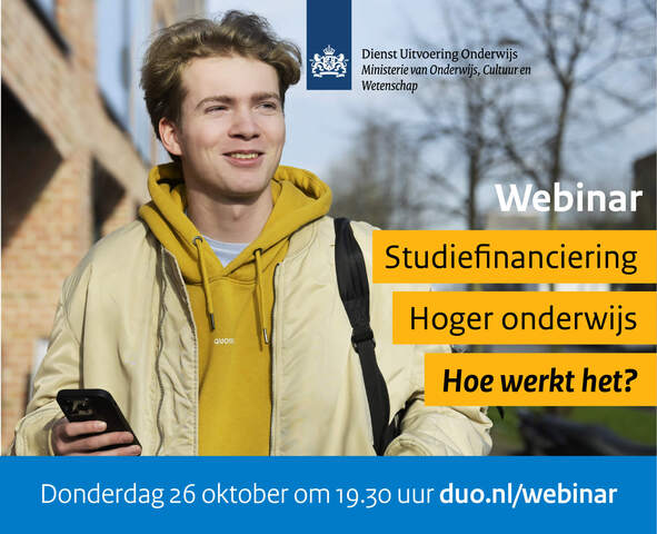 Gratis webinar over studiefinanciering hoger onderwijs: hoe werkt het