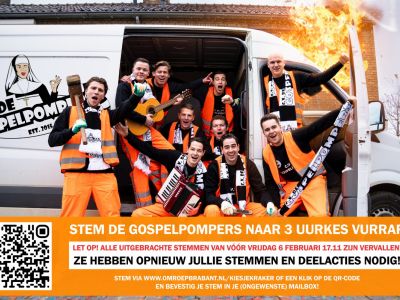 Finaleplek voor De Gospelpompers!