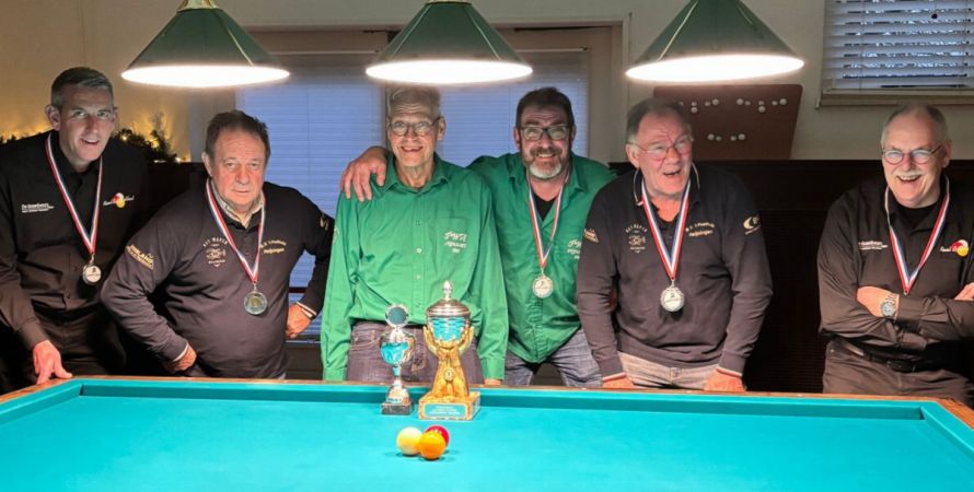 Kees den Hollander Fijnaarts biljartkampioen 2025