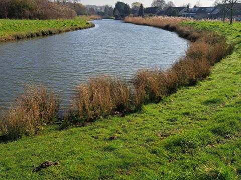 View tussen sportpark/Christinastraat. Wim Santbergen