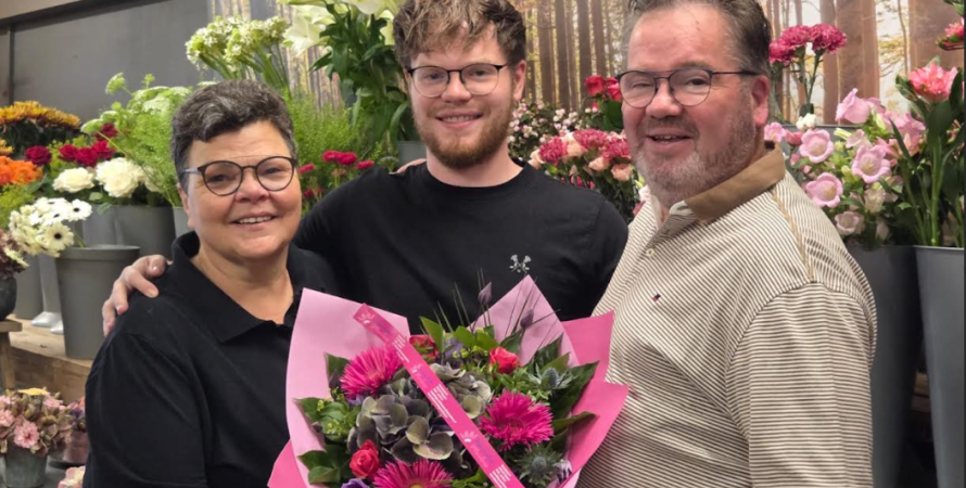 Van verkering tijdens carnaval naar een bloeiende bloemenshop