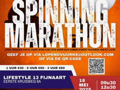 Spin zondag 18 mei mee voor het goede doel!
