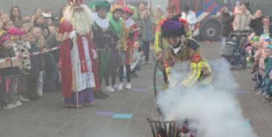 Brand verpest bijna Sinterklaasfeest op De Fijne Aarde