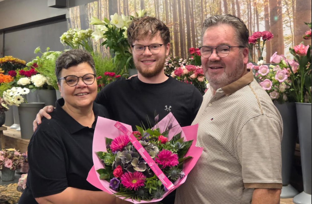 Van verkering tijdens carnaval naar een bloeiende bloemenshop