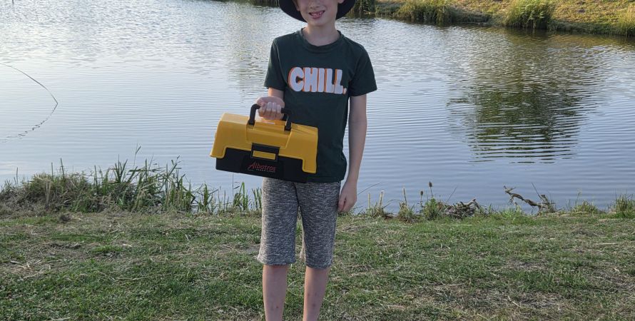 De 1ste van hopelijk meer mooie avonden met veel vis en een gouden randje is een feit