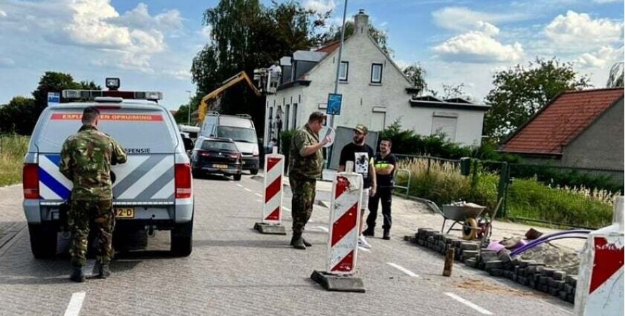 Granaat ontploft in Fijnaart