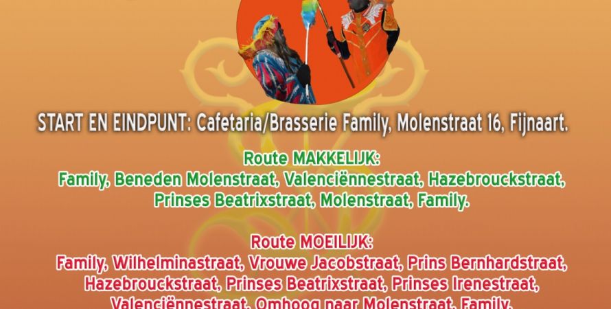 Speuren naar Pieten en letters tijdens Pietenspeurtocht