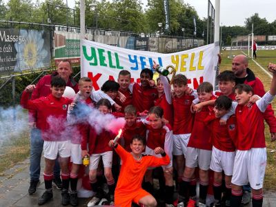 Rode loper voor de kampioenen van JO13-1