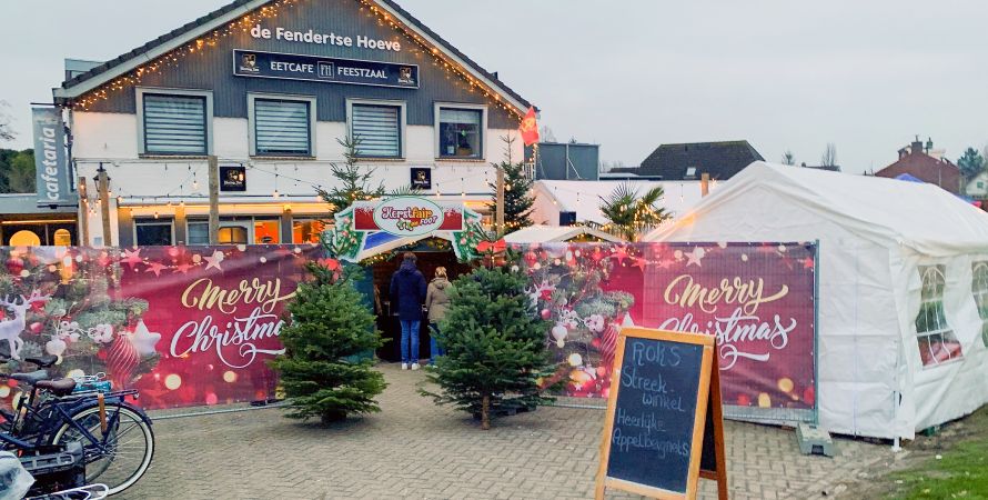 Groots opgezette Kerstfair in centrum Fijnaart