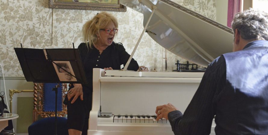 Amerikaanse jazzpianist in d’Engelenburgh