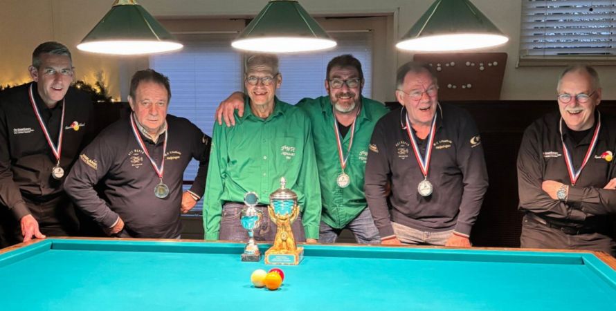 Kees den Hollander Fijnaarts biljartkampioen 2025