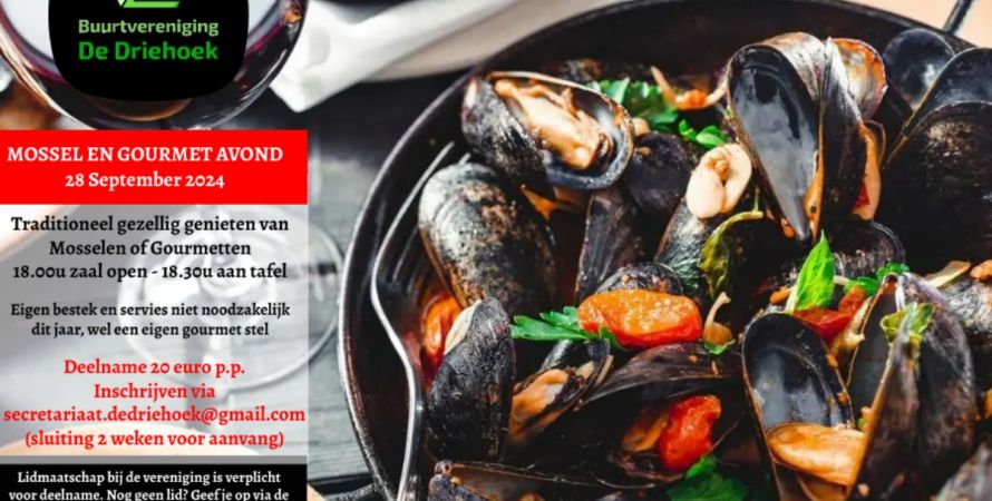 Buurtvereniging 'De Driehoek' -  MOSSEL EN GOURMET