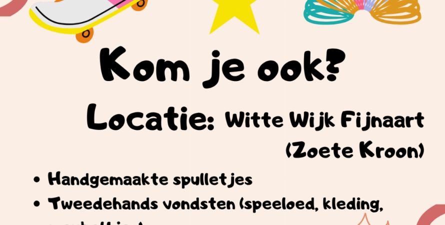 Gezellige tuintjesmarkt in de Witte Wijk