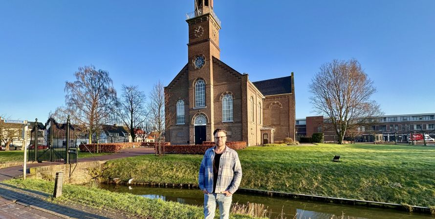 Gebiedscoördinator Jeroen Leijdens is de schakel tussen Fijnaart en de Gemeente Moerdijk