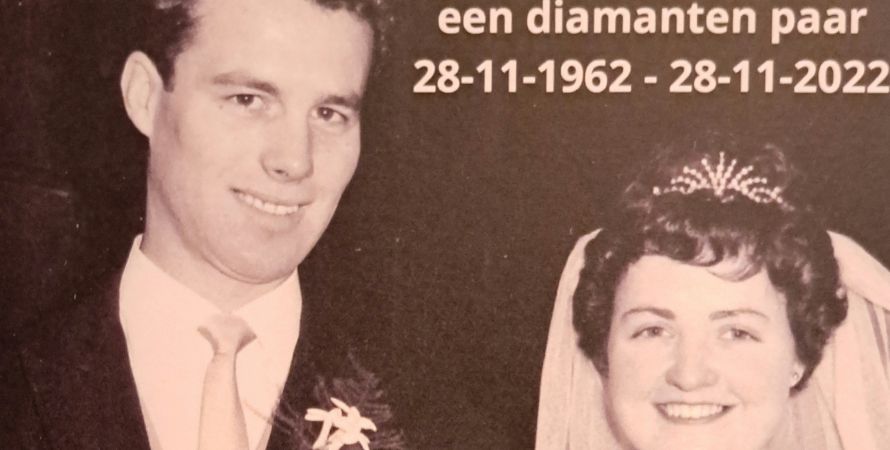 Wim en Corry Reijnders-Buckens, 60 jaar in het huwelijk