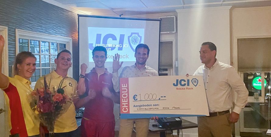 JCI Volcke Rack geeft € 1.000,- euro aan goede doel